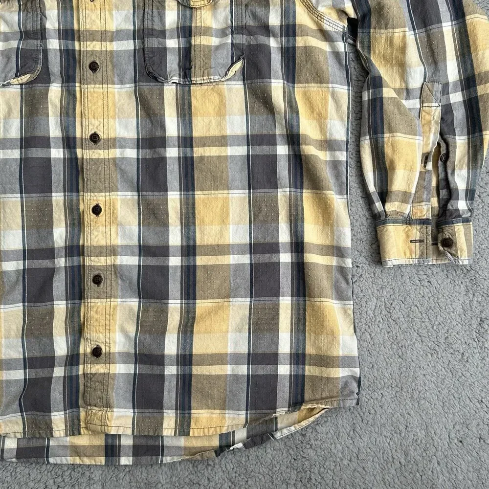 Red Head Flannel Shirt Mens Adult 2 XT Multicolor Plaid Button Up Long Sleeve - Picture 6 of 12